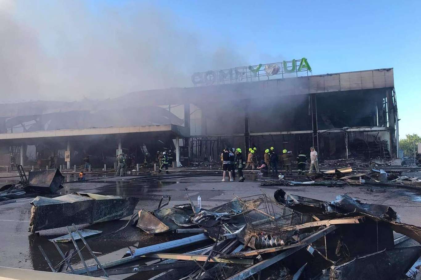حمله به مرکز خرید و فروش در اوکراین: 18 نفر کشته شدند